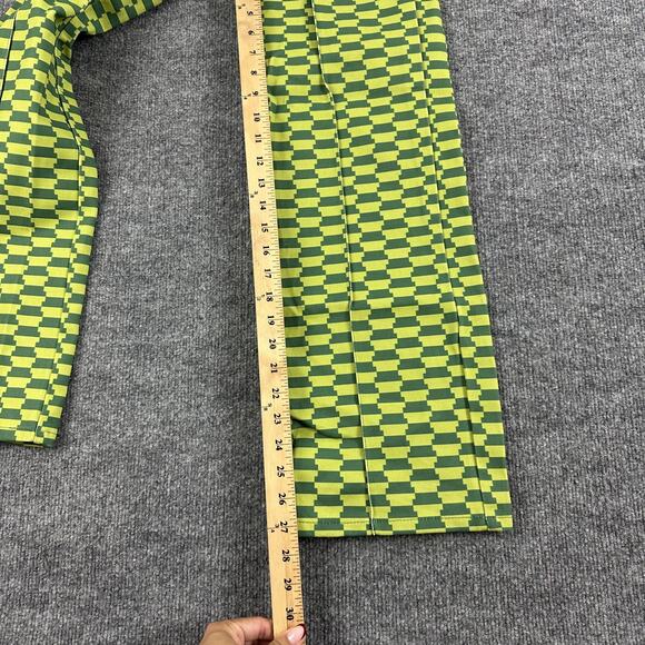 Lisa Says Gah Jeans Women 26 Robyn Wide Leg Vintage Rug Bocce Court Geometric - Picture 11 of 16